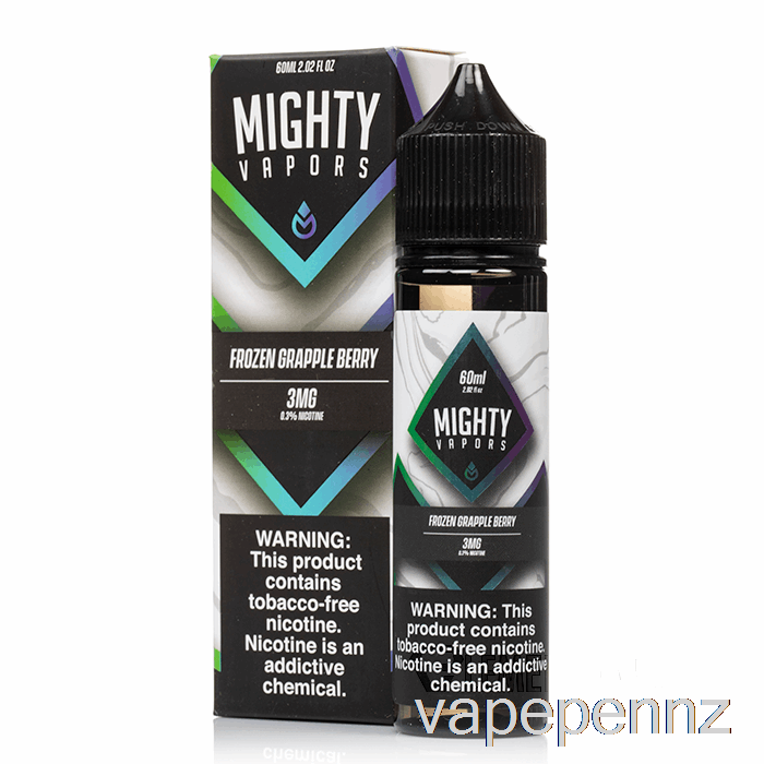 Frozen Grappleberry - Mighty Vapors - 60mL 3mg VAPE NZ
